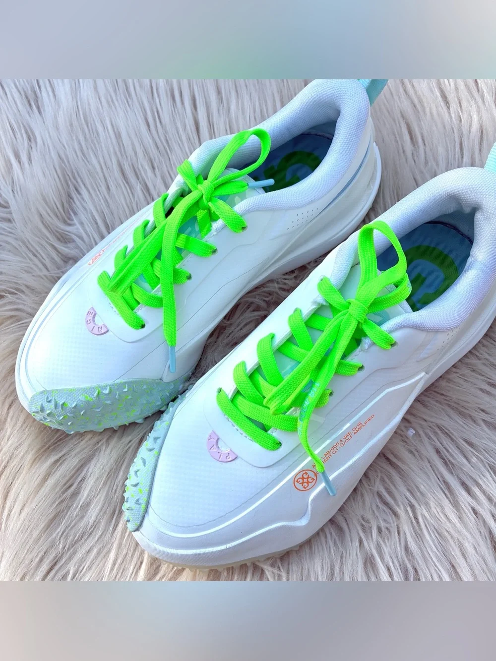 G/Fore Women’s G/18 Spikeless Golf Shoes Snow/Multi Sz 9.5
